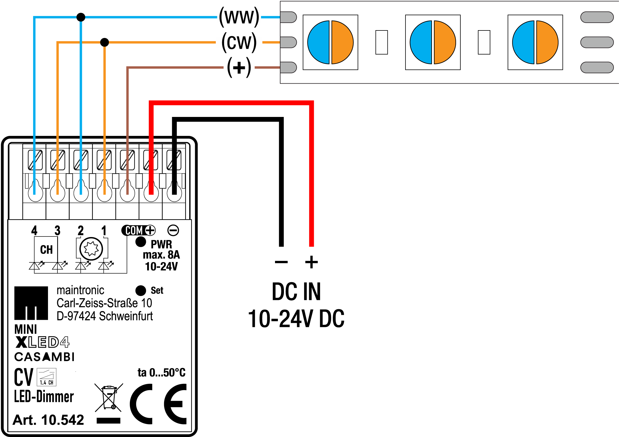Connection diagram TW